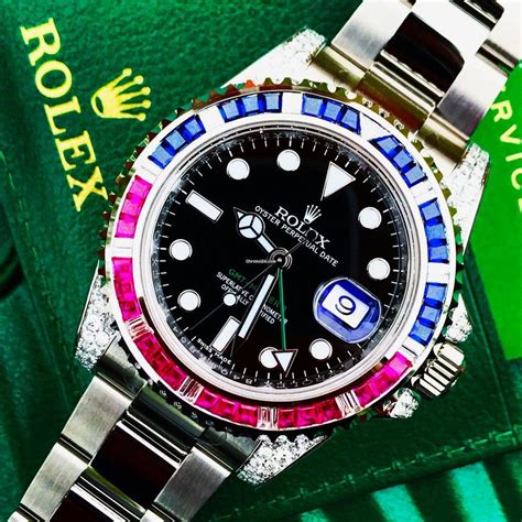 pepsi diamond rolex|vintage Rolex gmt Pepsi.